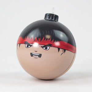 Street Fighter Ryu Bauble Heads Ornament
