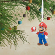 Load image into Gallery viewer, Super Mario With Super Mushroom Ornament