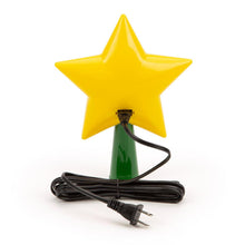 Load image into Gallery viewer, Super Mario Super Star Light-Up Tree Topper