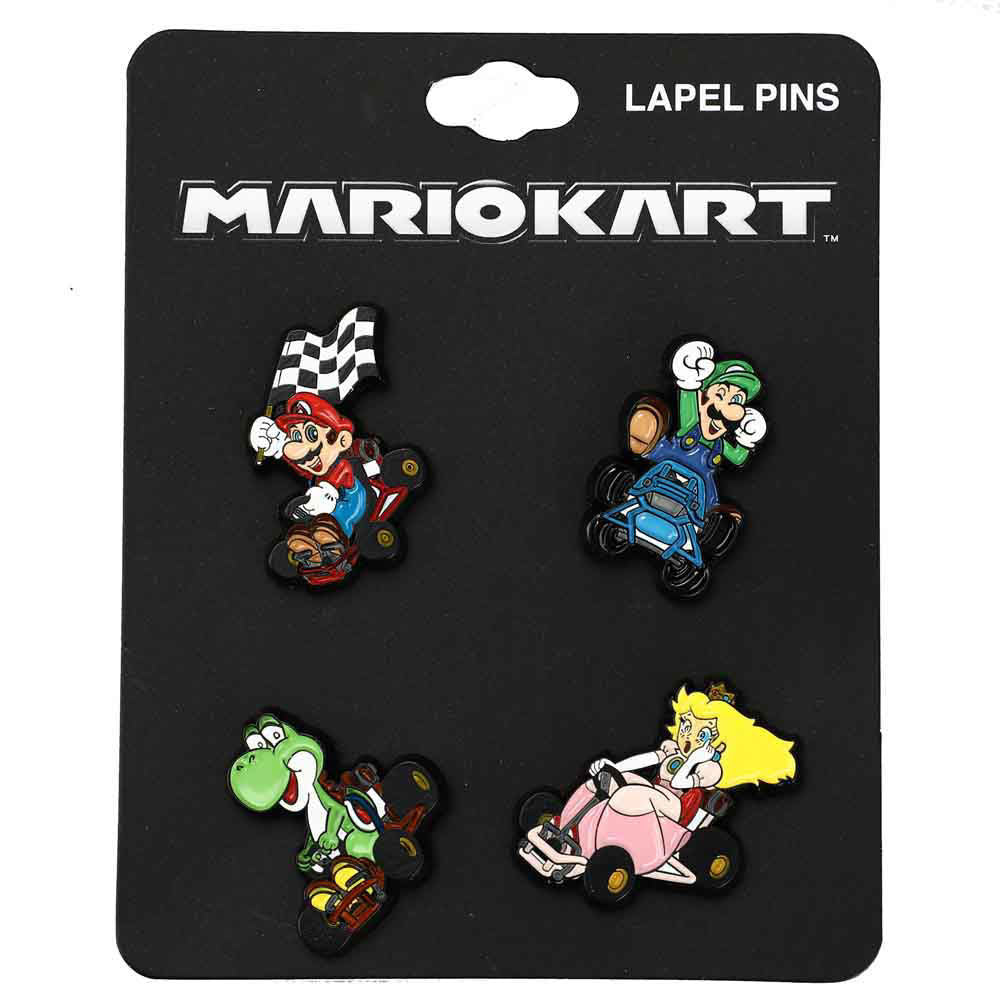 Mario Kart Classic Enamel Pin Set