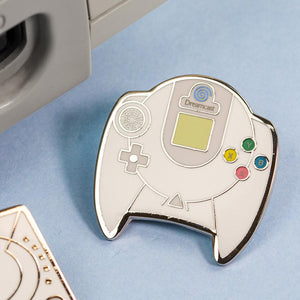 SEGA Dreamcast Console and Controller Enamel Pin Kings Set 1.3