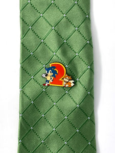 SEGA Genesis Gift Set (Wallet, Cufflinks, Vintage 1992 Sonic The Hedgehog 2 Pin)