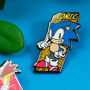 Sonic the Hedgehog Pin Kings Sonic and Doctor Eggman Robotnik Enamel Pin Set