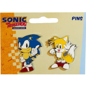 Sonic the Hedgehog Sonic and Tails Pin Set
