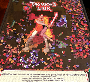 Dragon's Lair Original Promotional Artwork Puzzle
