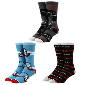 SONIC THE HEDGEHOG Men's 360 Crew Socks BIOWORLD Brand