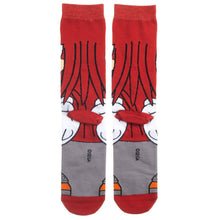 Load image into Gallery viewer, Sonic The Hedgehog Knuckles 360 Character Crew Socks