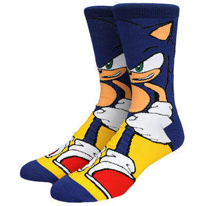 Sonic the Hedgehog Sonic Animigos 360 Character Crew Socks