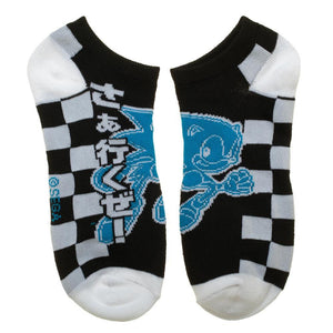 Sonic the Hedgehog Kanji 3 Pair Ankle Socks