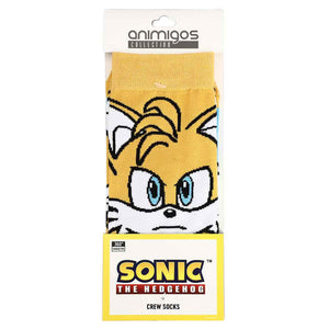 Sonic the Hedgehog Tails Animigos 360 Character Crew Socks