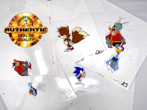 Adventures of Sonic the Hedgehog Blind Box Authentic Production Animation Cell