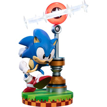 Load image into Gallery viewer, Sonic the Hedgehog Light-Up Sonic Collector&#39;s Edition 11 Inch Statue