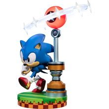 Load image into Gallery viewer, Sonic the Hedgehog Light-Up Sonic Collector&#39;s Edition 11 Inch Statue