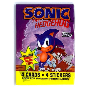 Sonic the Hedgehog Game Cards Stickers