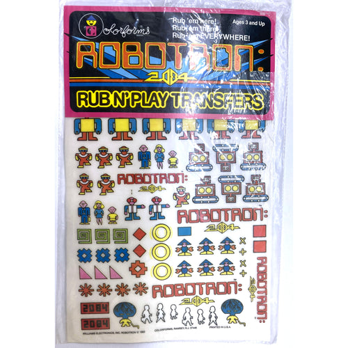 Robotron 2084 Rub n' Play Transfers