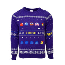 Load image into Gallery viewer, PAC-MAN Knitted Ugly Christmas Sweater