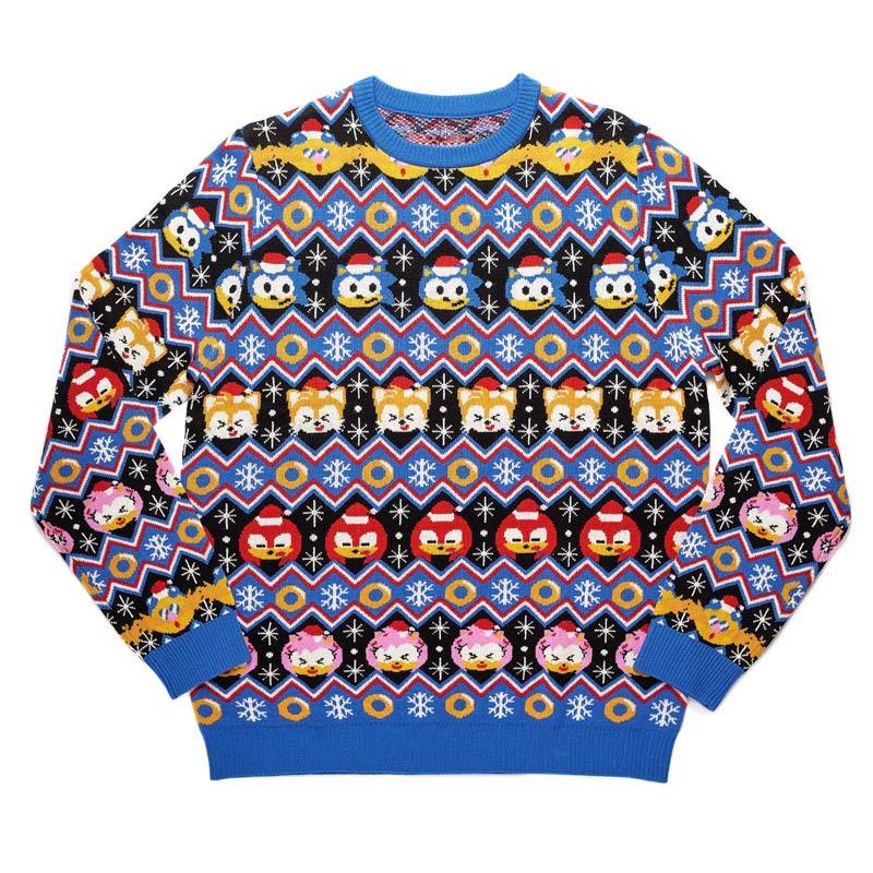 Sonic The Hedgehog Fairisle Knitted Ugly Christmas Sweater
