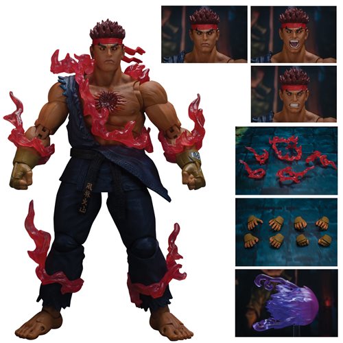 Ultra Street Fighter IV Evil Ryu 1/12 Scale Action Figure – Insert Coin Toys
