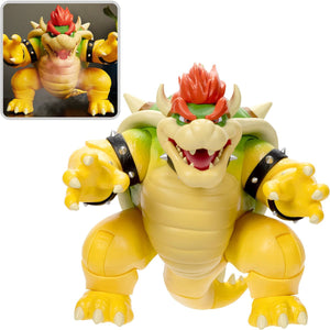 The Super Mario Bros. Movie Fire Breathing Bowser 7 Inch Action Figure