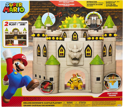 Super Mario Deluxe Bowser's Castle Playset