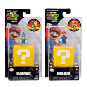 The Super Mario Bros. Movie Kamek and Mario Mini Figures