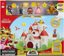 Load image into Gallery viewer, Super Mario Deluxe Mushroom Kingdom Castle Playset