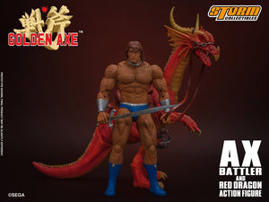 Golden Axe Ax Battler & Red Dragon 1/12 Scale Action Figure Set