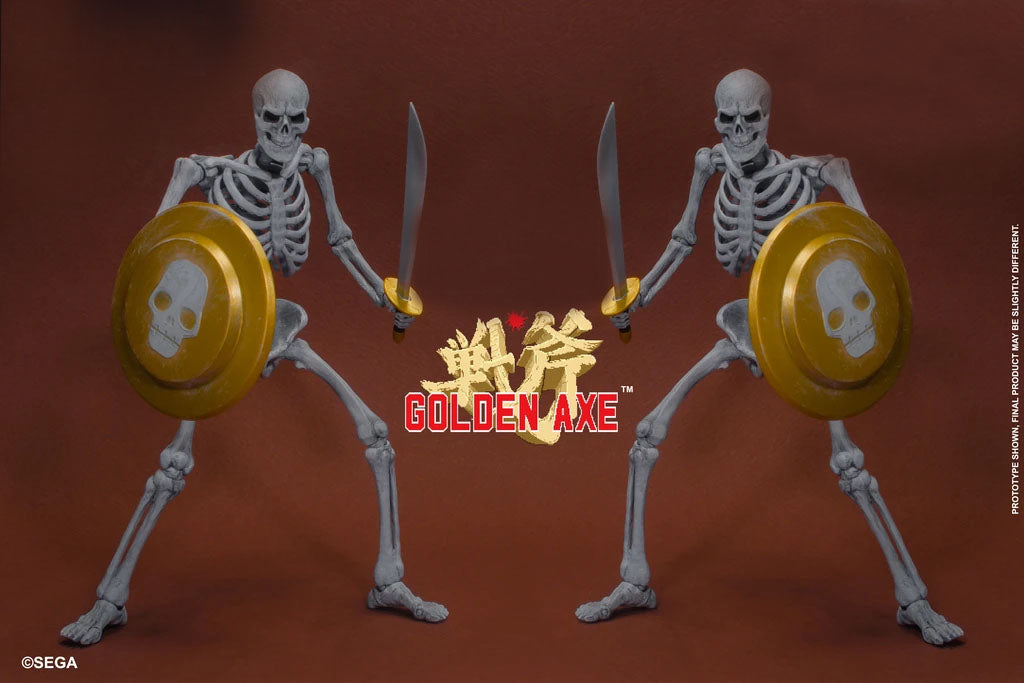 Golden Axe Skeleton Soldier 1/12 Scale Action Figure Two-Pack