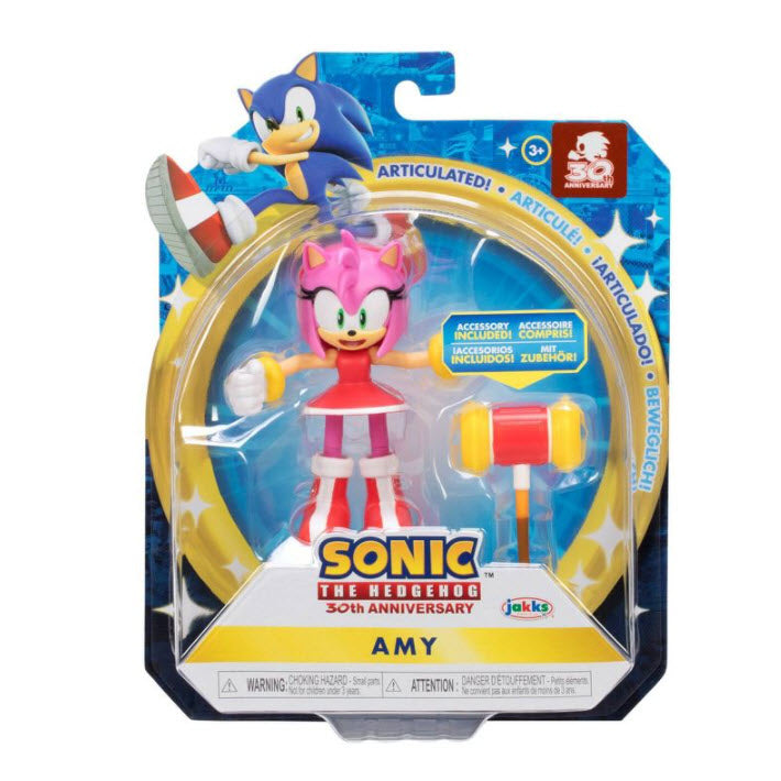 Sonic the Hedgehog Amy Rose 4 Inch Wave 6 Action Figure Insert Coin Toys Sonic the Hedgehog Amy Rose 4 Inch Wave 6 Action Figure Insert Coin Toys