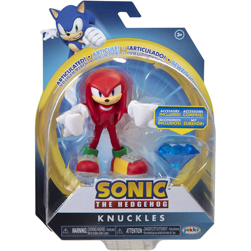 Sonic the Hedgehog Knuckles 4 Inch Wave 4 Action Figure