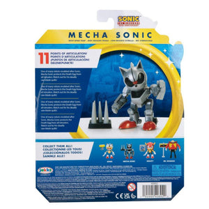 Sonic the Hedgehog Mecha Sonic 4 Inch Wave 5 Action Figure