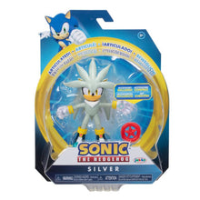 Load image into Gallery viewer, Sonic the Hedgehog Silver 4 Inch Wave 7 Action Figure
