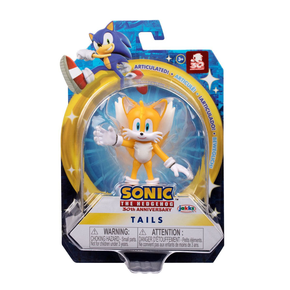 Sonic the Hedgehog Tails 2 1/2 Inch Wave 5 Action Figure – Insert Coin Toys