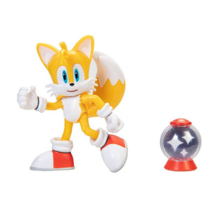 Sonic the Hedgehog Tails 4 Inch Wave 4.5 Action Figure