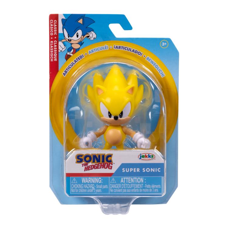 Sonic the Hedgehog Super Sonic 2 1/2 Inch Wave 7 Action Figure – Insert  Coin Toys