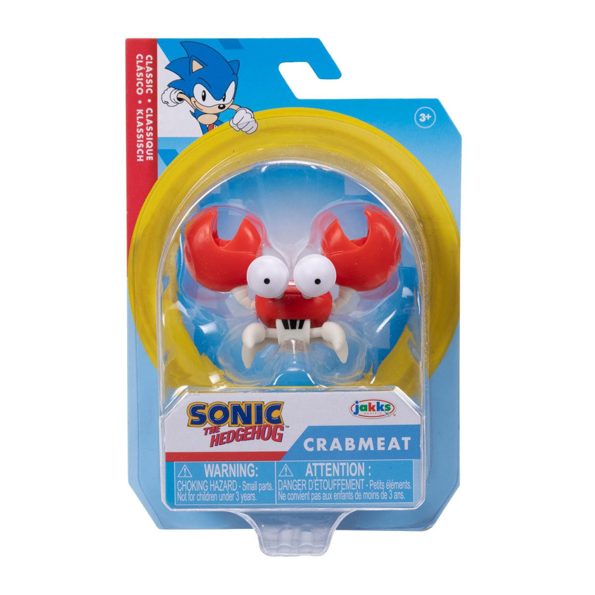 Sonic the Hedgehog Crabmeat 2 1/2 Inch Wave 6 Action Figure