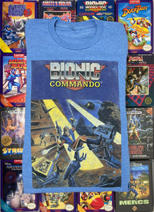 Bionic Commando (NES Box Art) T-Shirt