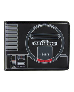 SEGA Genesis Gift Set (Wallet, Cufflinks, Vintage 1992 Sonic The Hedgehog 2 Pin)